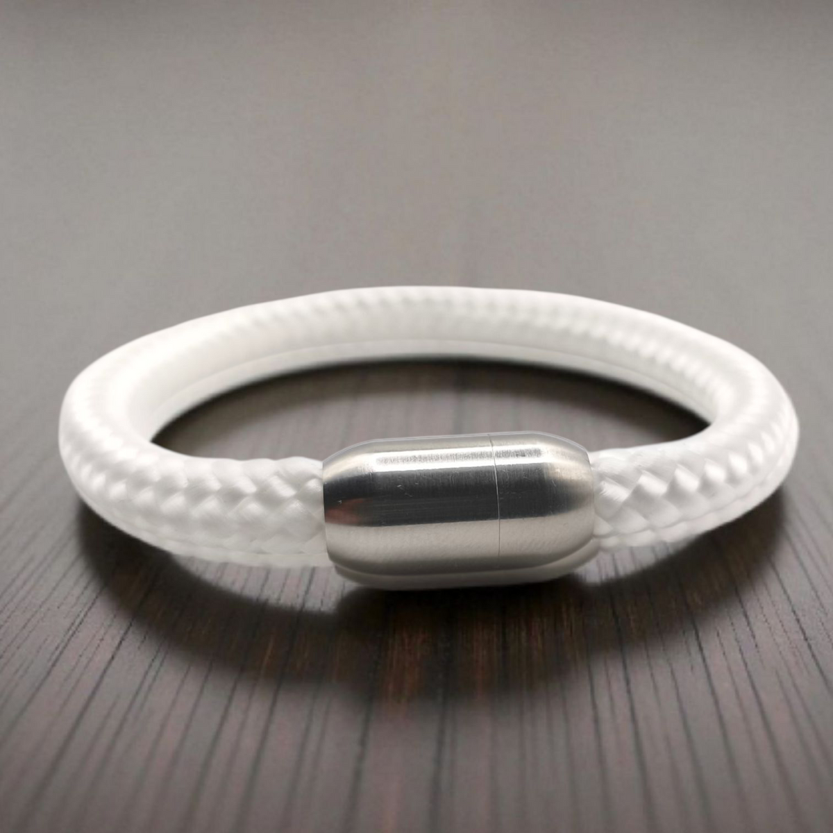 Segeltau-Armband "UNI" in Weiß | 8mm