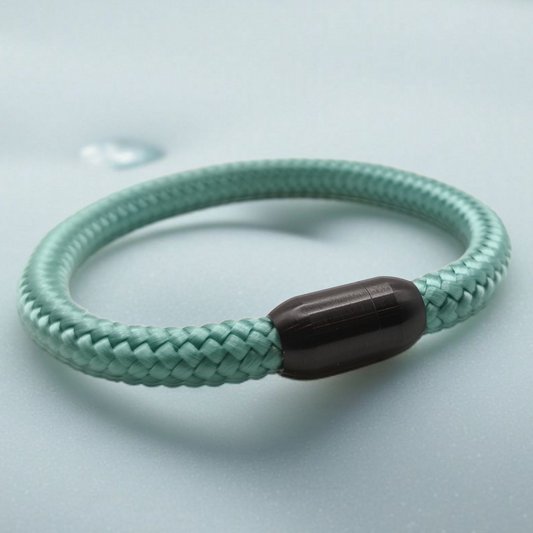 Segeltau-Armband "UNI" in Sea-Grün | 8mm