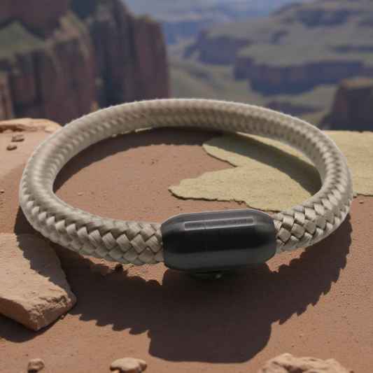 Segeltau-Armband "UNI" in Tan | 8mm