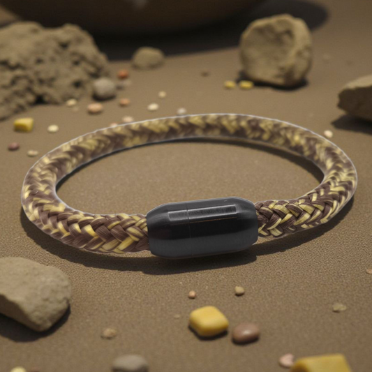 Segeltau-Armband "Golden Rust" | 8mm