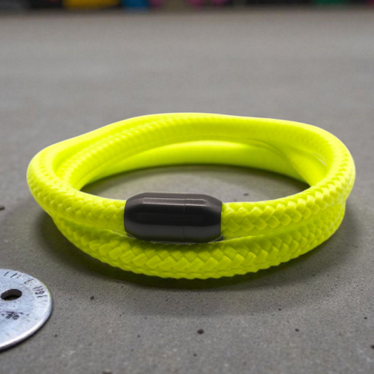 Segeltau-Armband "UNI DOUBLE" in Neon-Lime | 8mm