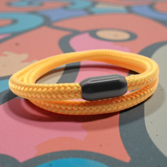 Segeltau-Armband "UNI DOUBLE" in Butter | 8mm