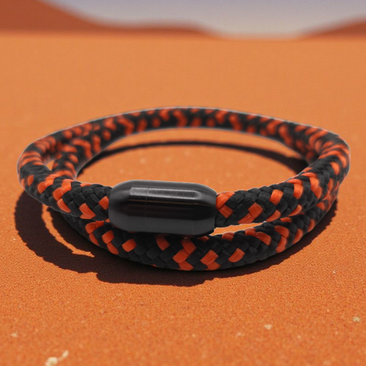 Segeltau-Armband "Vulcano" als Double | 68mm