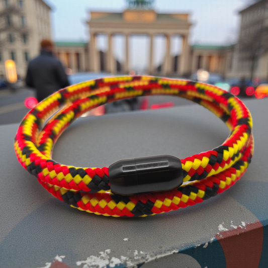 Segeltau-Armband "Germany" als Double | 6mm