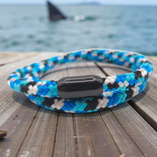 Segeltau-Armband "Shark" als Double | 6mm