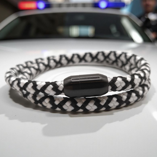 Segeltau-Armband "Officer" als Double | 6mm