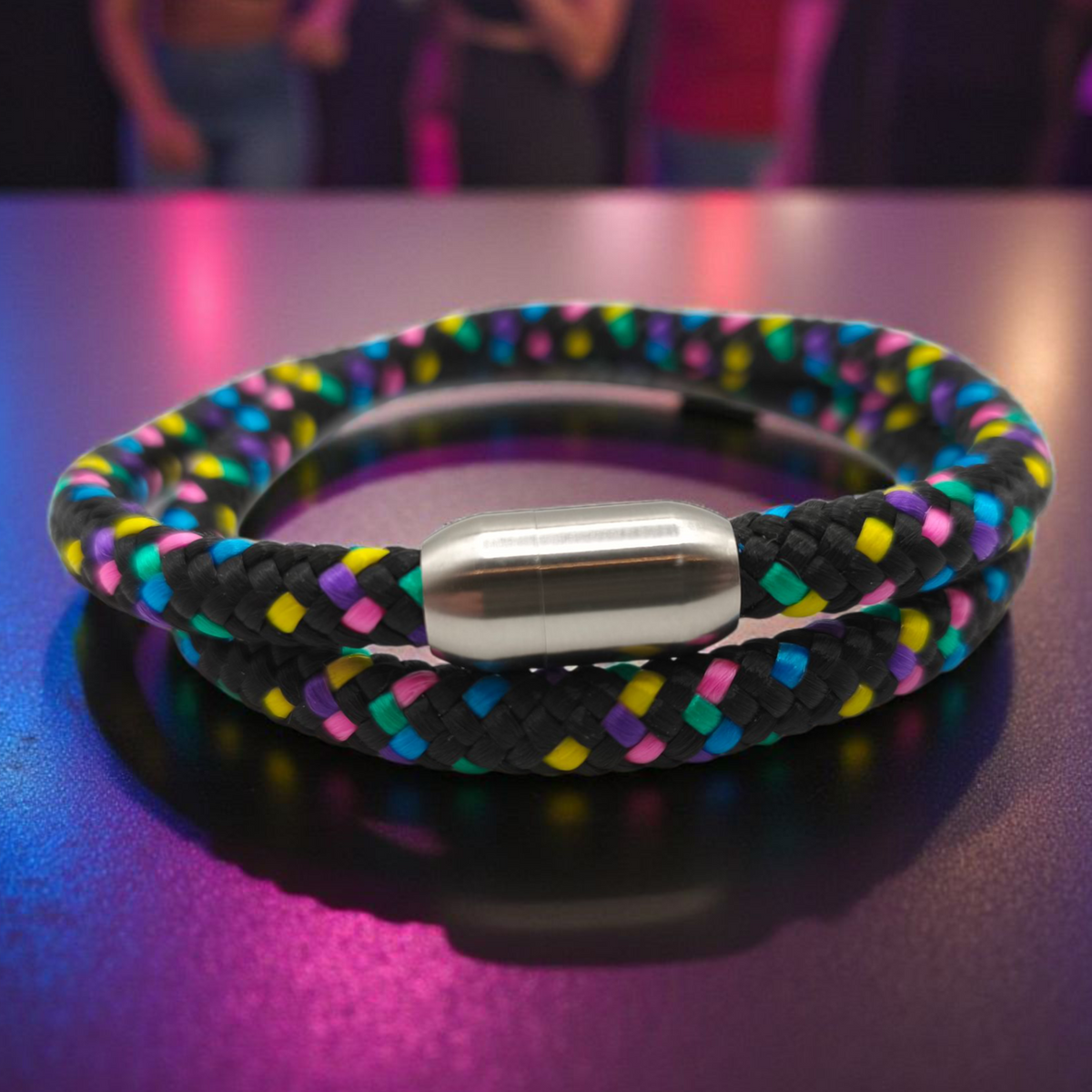 Segeltau-Armband "Disco" als Double | 6mm