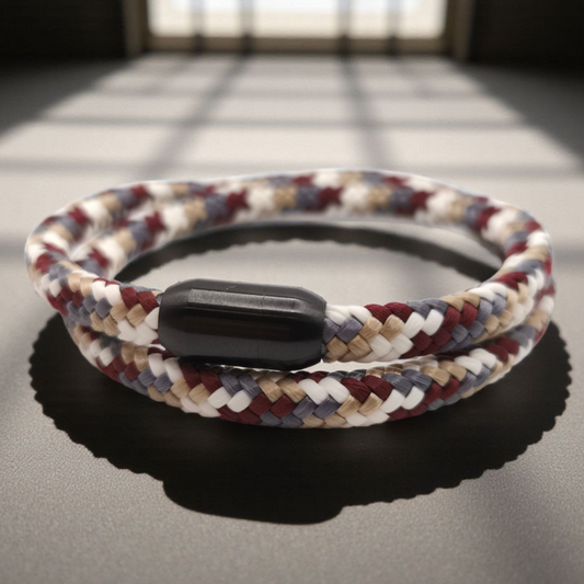 Segeltau-Armband "Alcatraz" als Double | 6mm