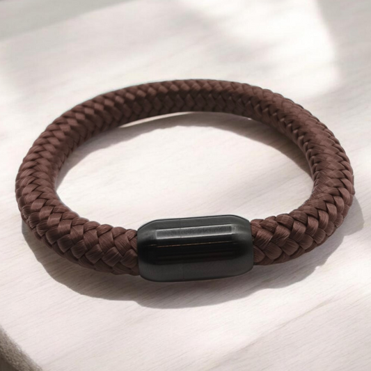 Segeltau-Armband "UNI" in Braun | 8mm