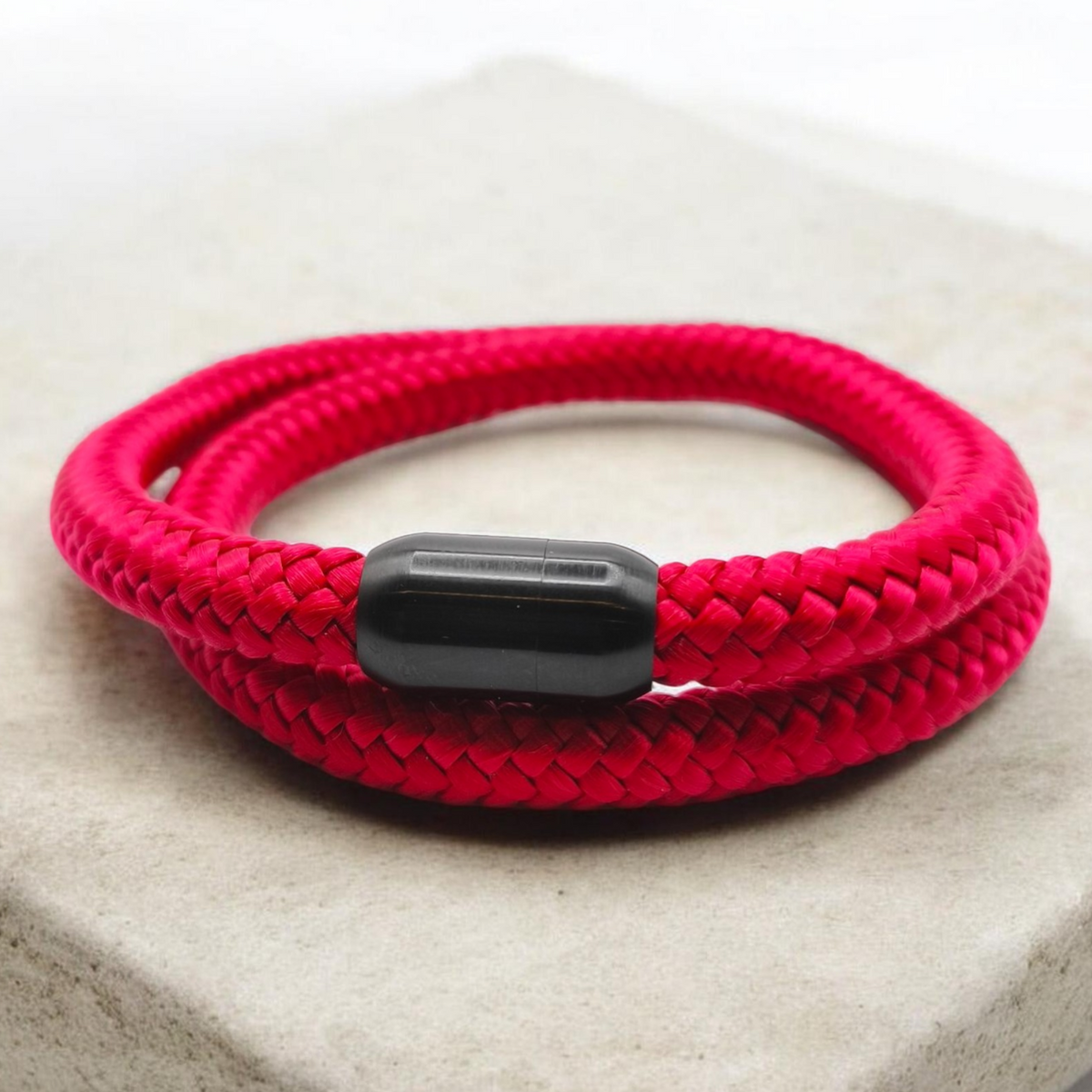 Segeltau-Armband "UNI DOUBLE" in Himbeere | 8mm