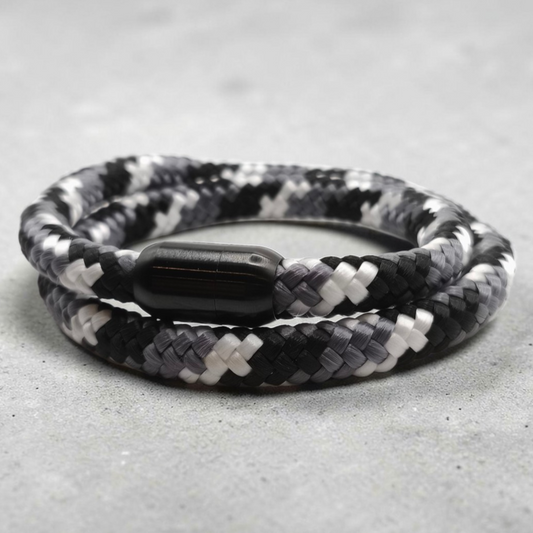 Segeltau-Armband "Predator" als Double | 8mm