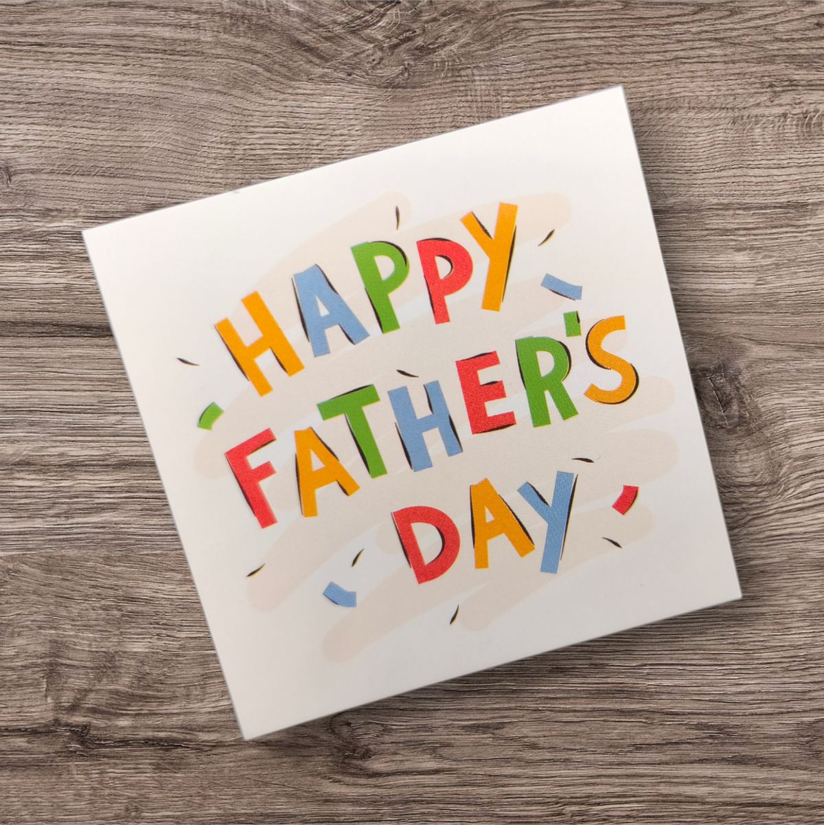 Grußkarte "Happy Father´s Day" | 60x60mm