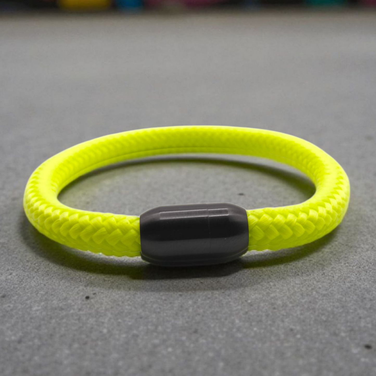 Segeltau-Armband "UNI" in Neon-Lime | 8mm