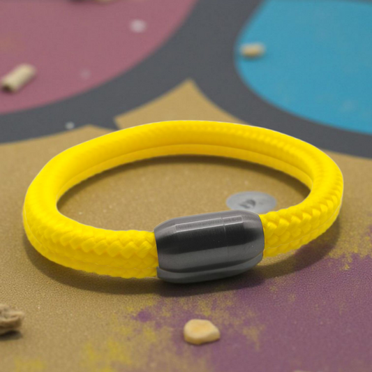 Segeltau-Armband "UNI" in Canary-Gelb | 6mm