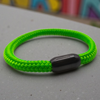 Segeltau-Armband "UNI" in Hellgrün | 8mm