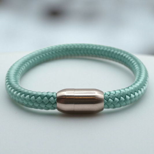 Segeltau-Armband "UNI" in Sea-Grün | 8mm