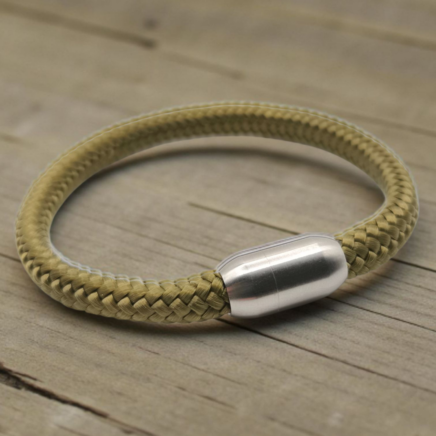 Segeltau-Armband "UNI" in Military-Grün | 8mm