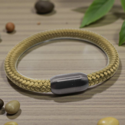 Segeltau-Armband "UNI" in Military-Grün | 8mm