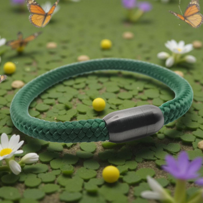 Segeltau-Armband "UNI" in Dark-Grün | 8mm