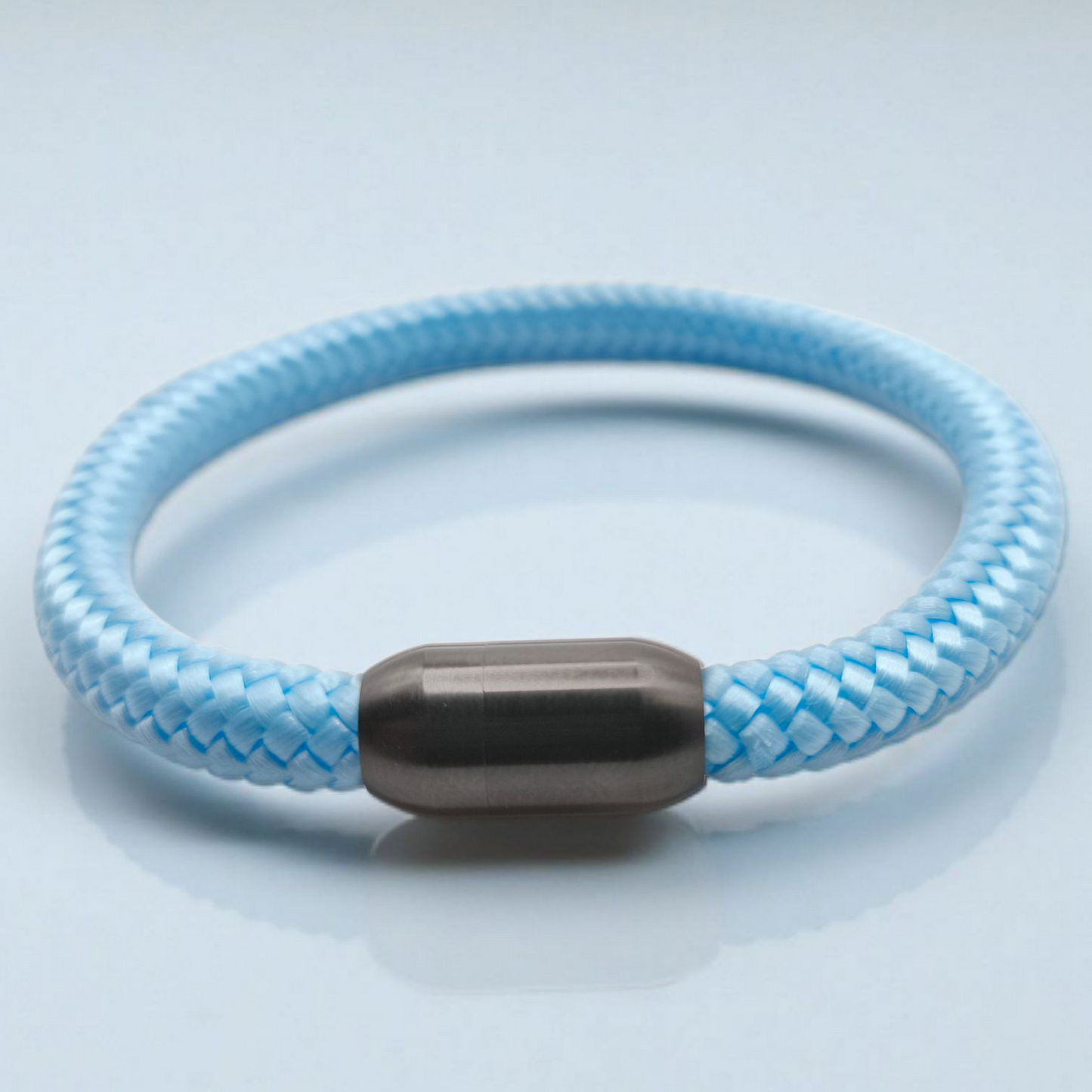 Segeltau-Armband "UNI" in Baby-Blau | 8mm