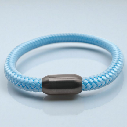 Segeltau-Armband "UNI" in Baby-Blau | 8mm