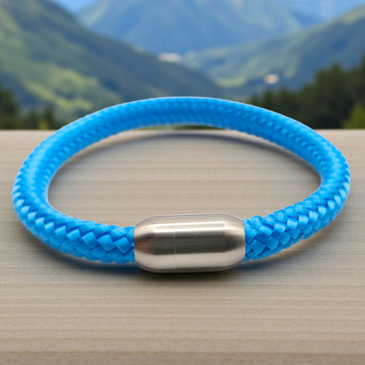 Segeltau-Armband "UNI" in Sky-Blau | 6mm