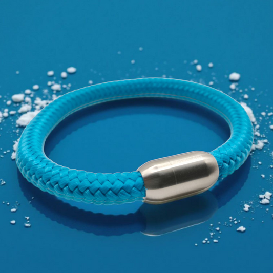 Segeltau-Armband "UNI" in Meer-Blau | 8mm