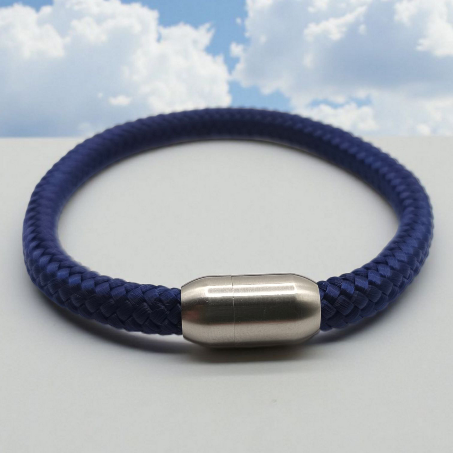 Segeltau-Armband "UNI" in Dunkelblau | 8mm