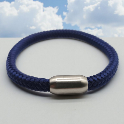 Segeltau-Armband "UNI" in Dunkelblau | 8mm