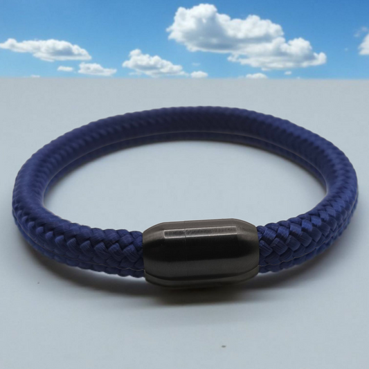 Segeltau-Armband "UNI" in Dunkelblau | 8mm