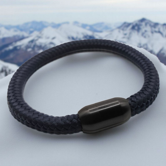 Segeltau-Armband "UNI" in Deep-Sea-Blau | 8mm