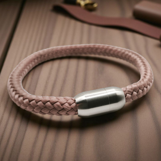 Segeltau-Armband "UNI" in Kupfer-Rosa | 8mm