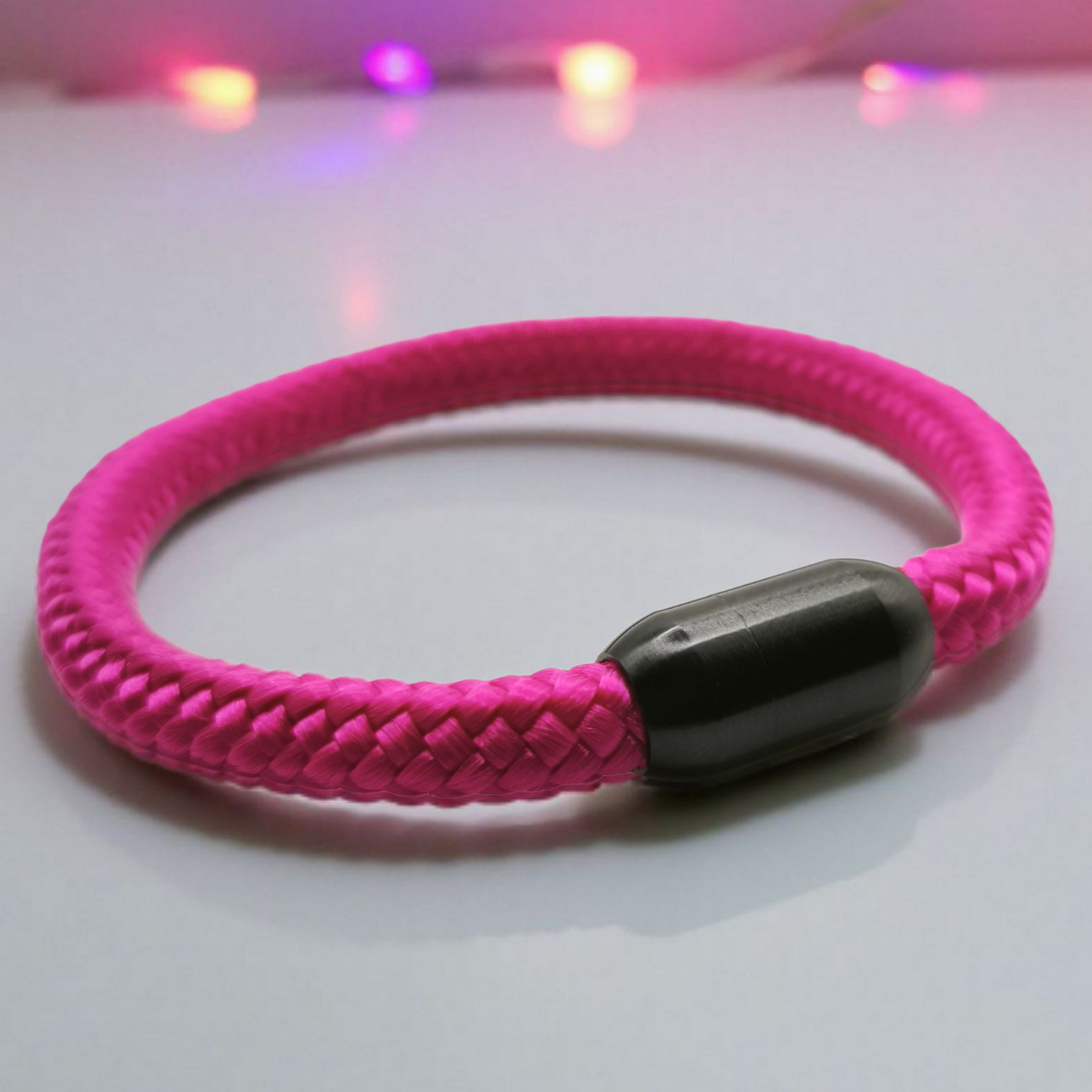 Segeltau-Armband "UNI" in Fuchsie | 8mm