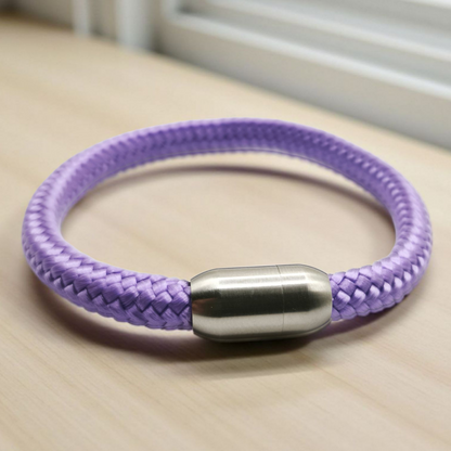 Segeltau-Armband "UNI" in Violet | 8mm