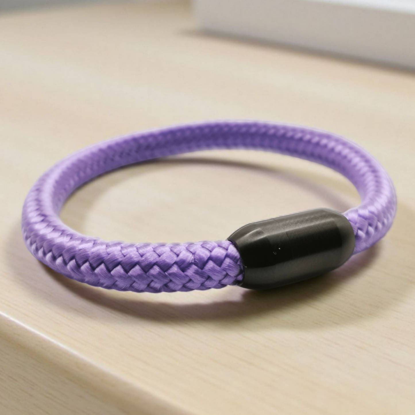 Segeltau-Armband "UNI" in Violet | 8mm