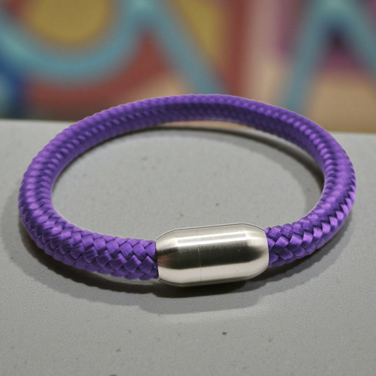 Segeltau-Armband "UNI" in Acid-Violet | 8mm