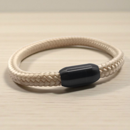 Segeltau-Armband "UNI" in Shiny-Gold | 6mm