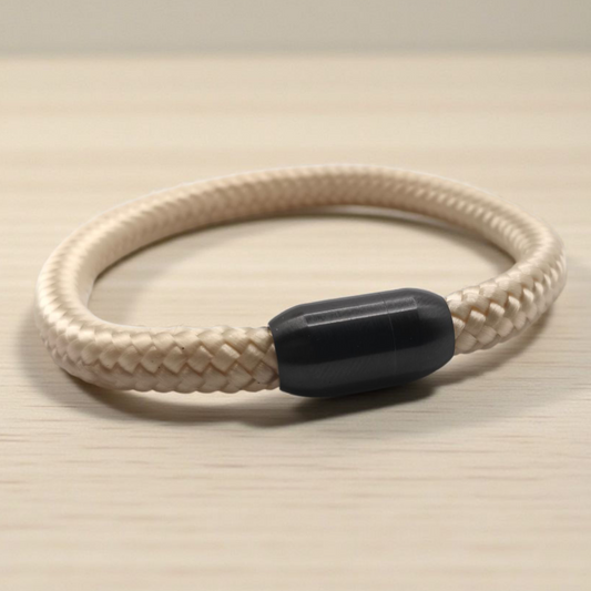 Segeltau-Armband "UNI" in Shiny-Gold | 6mm
