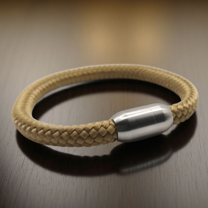 Segeltau-Armband "UNI" in Gold | 8mm