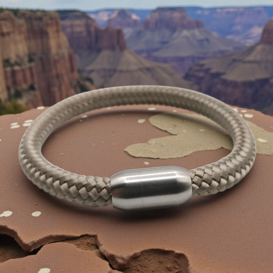 Segeltau-Armband "UNI" in Tan | 8mm
