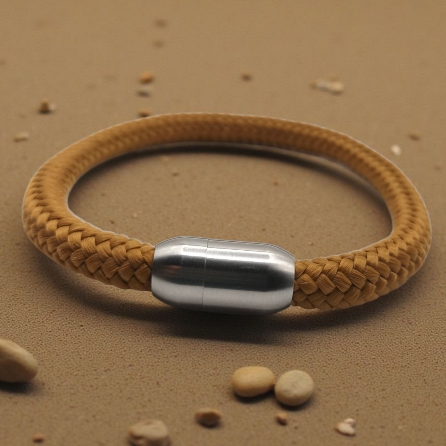 Segeltau-Armband "UNI" in Karamell | 8mm