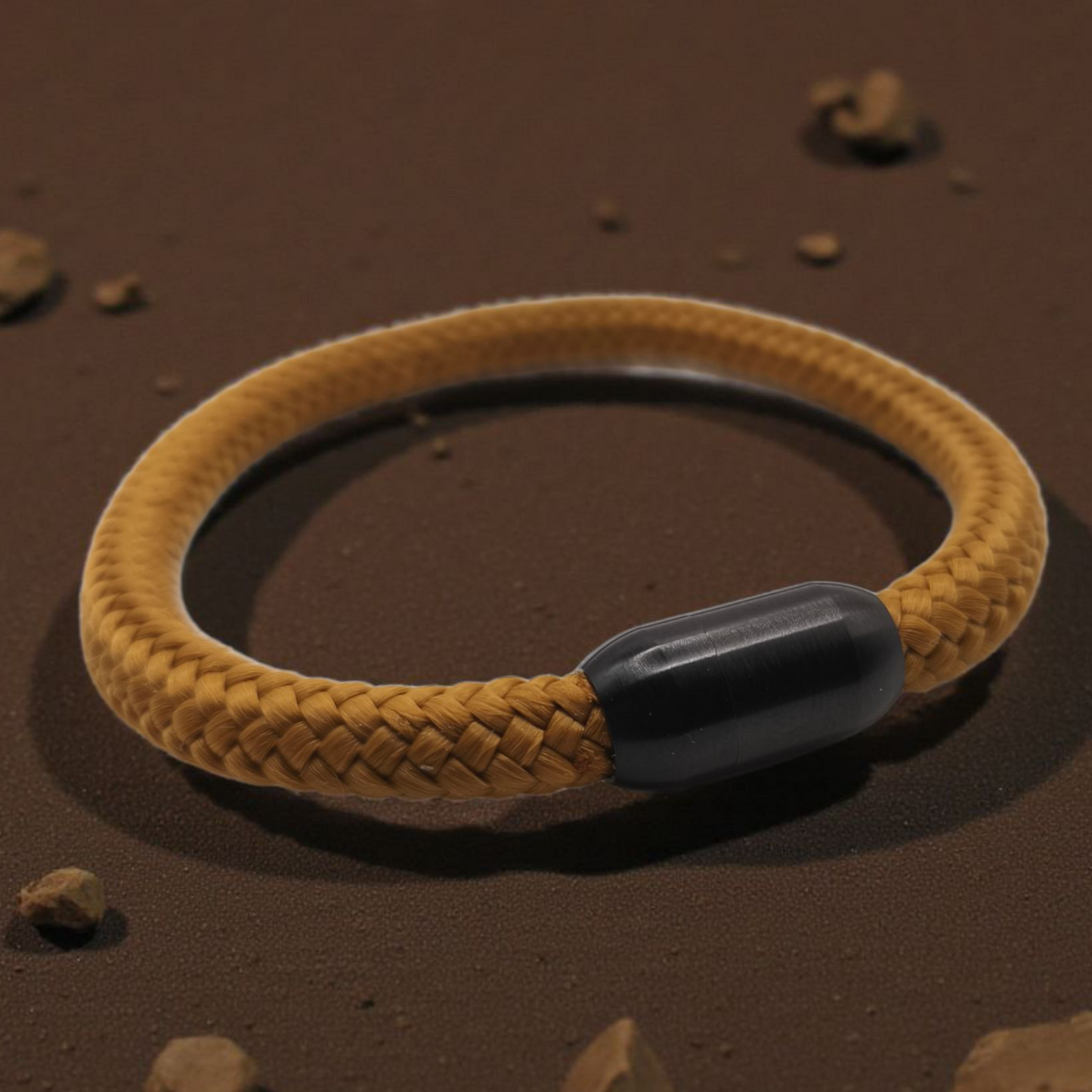 Segeltau-Armband "UNI" in Karamell | 8mm