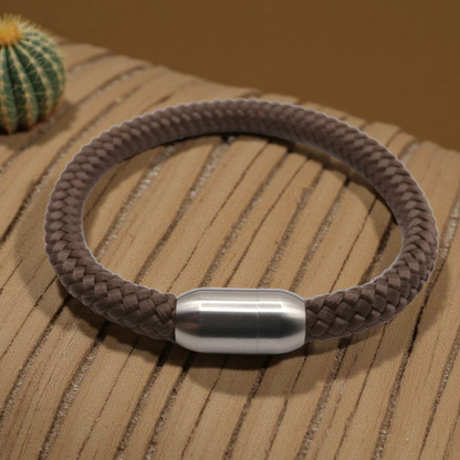 Segeltau-Armband "UNI" in Chocolate-Braun | 8mm
