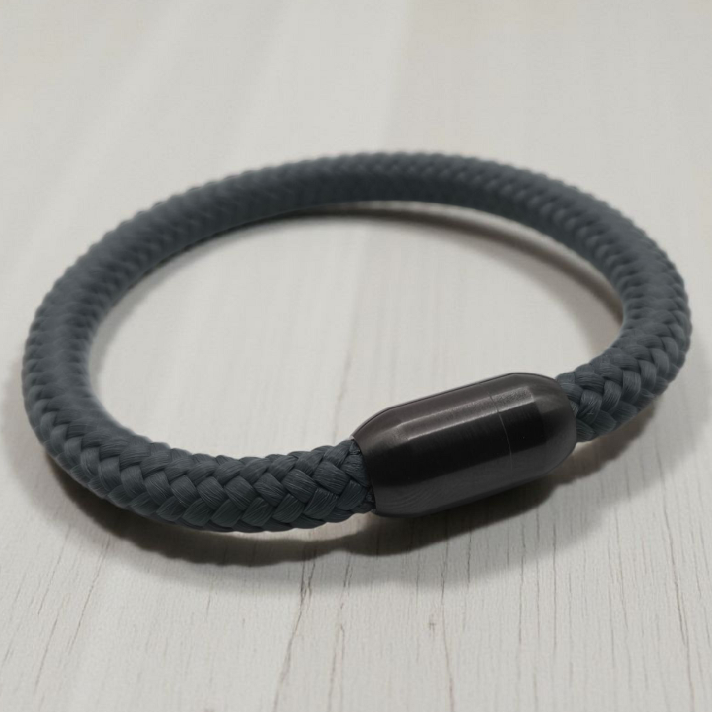 Segeltau-Armband "UNI" in Iron-Grau | 6mm