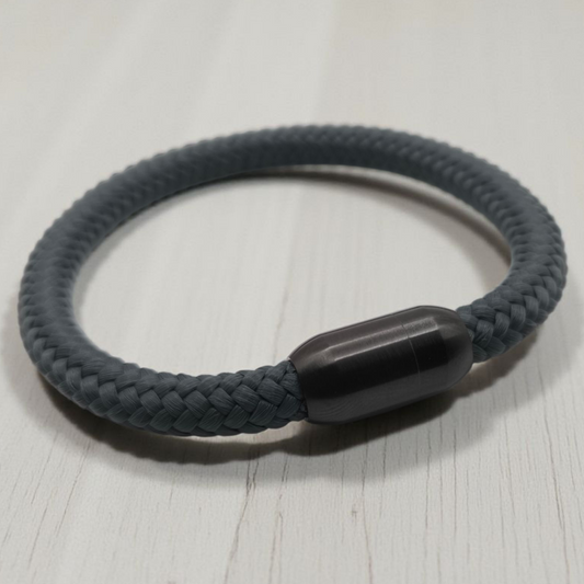 Segeltau-Armband "UNI" in Iron-Grau | 6mm