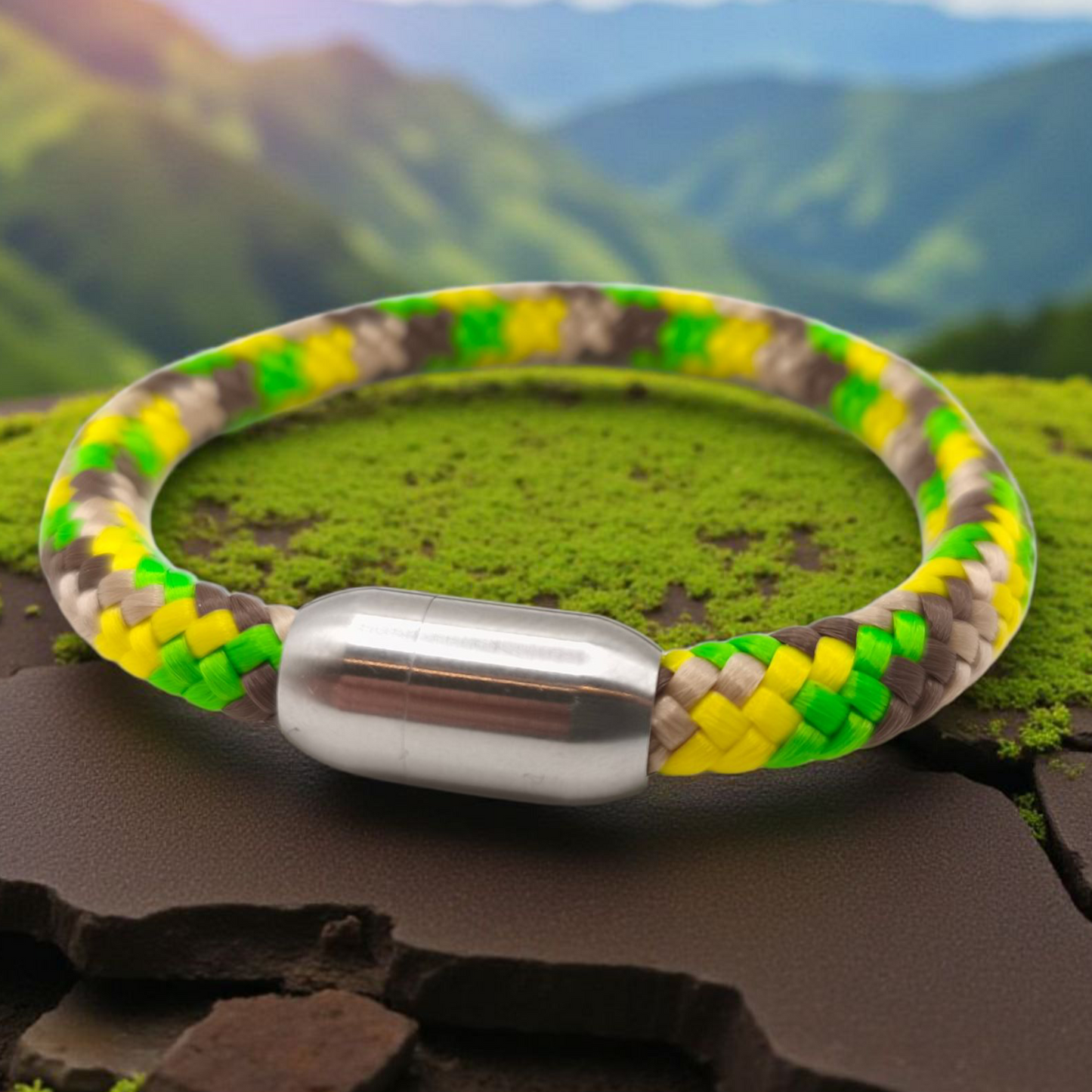 Segeltau-Armband "Jungle" | 8mm