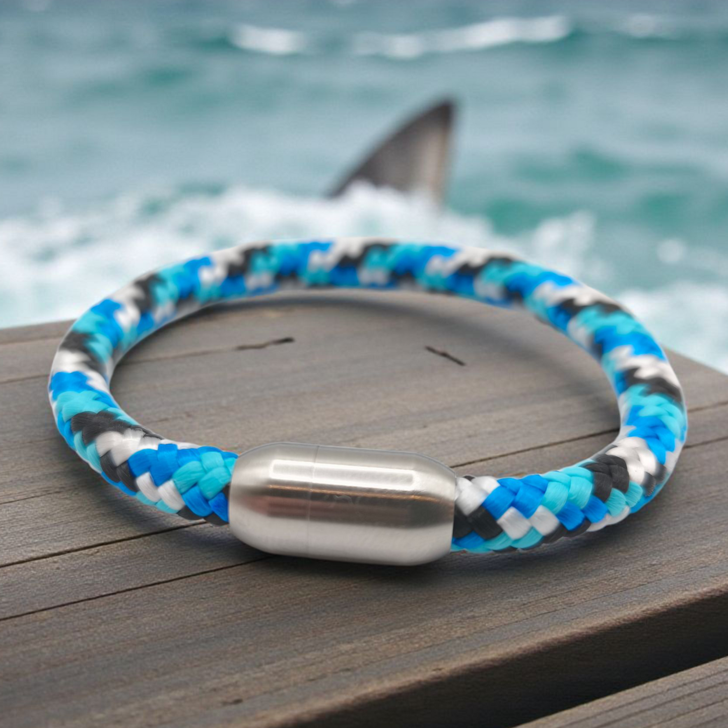 Segeltau-Armband "Shark" | 8mm
