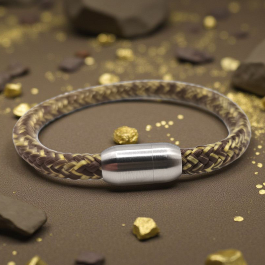 Segeltau-Armband "Golden Rust" | 8mm