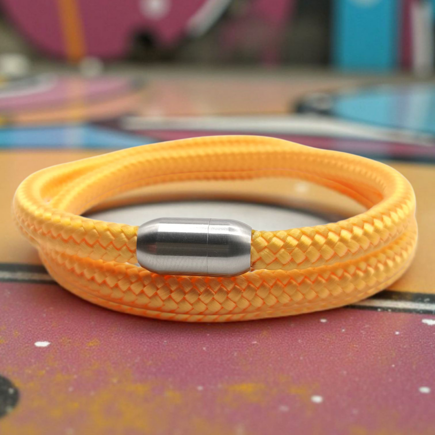 Segeltau-Armband "UNI DOUBLE" in Butter | 8mm