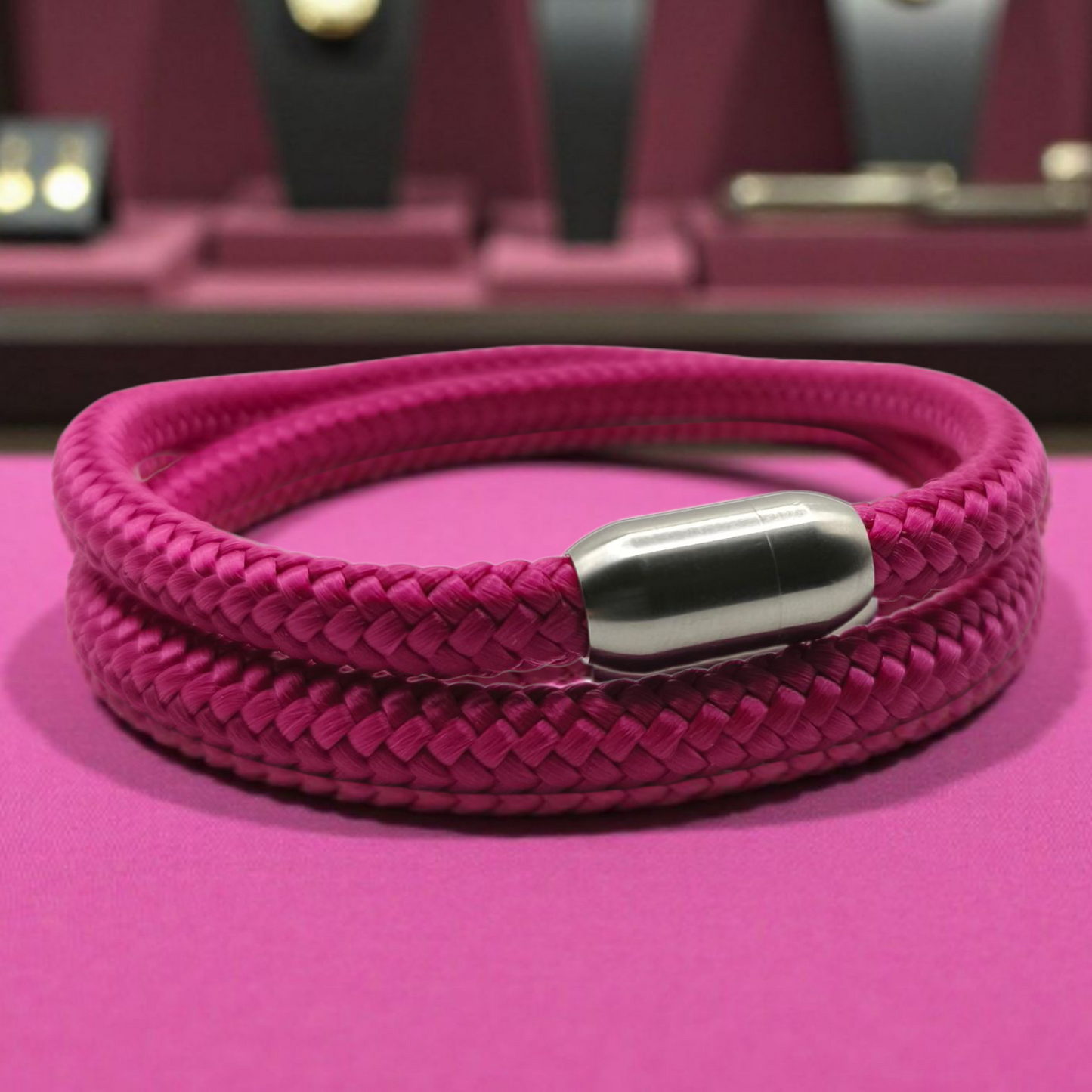 Segeltau-Armband "UNI DOUBLE" in Kranbeere | 8mm
